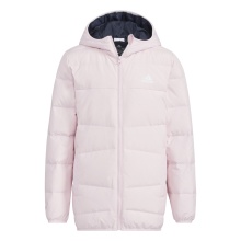 adidas Winter insulation jacket Frosty (lined, with hood) pink girls